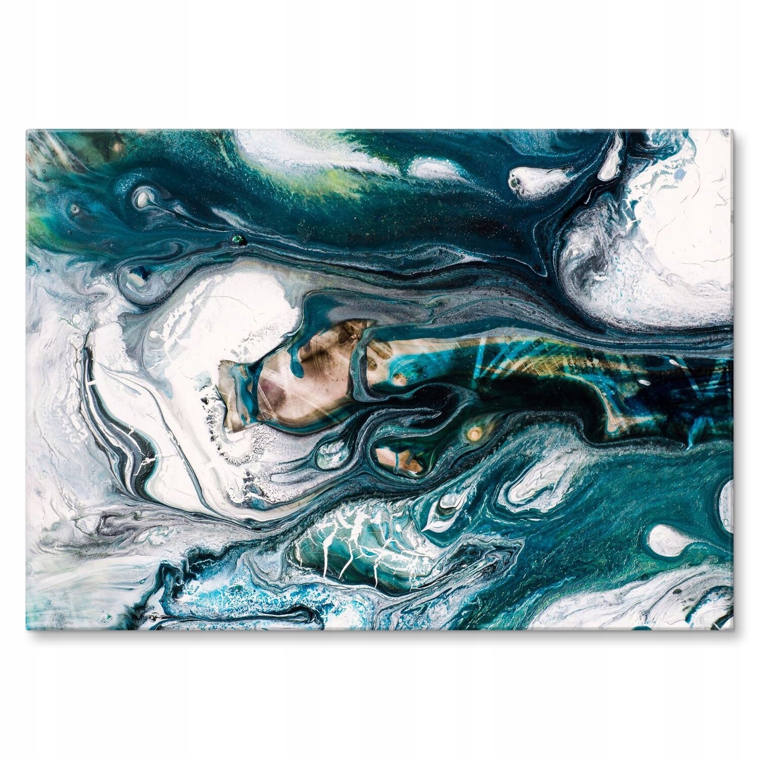 Kovový plakát Jade Abstract Dárek 30 x 42 cm