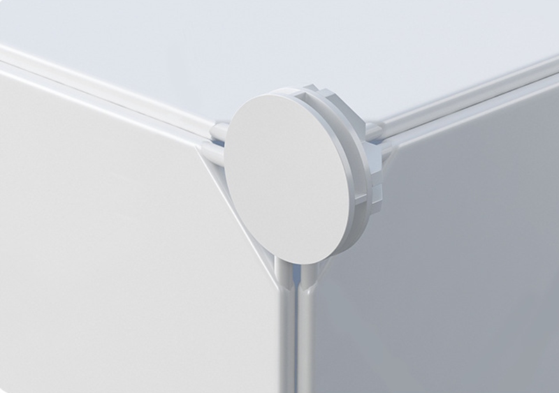 SZAFA MODUŁOWA GEOMETRIC BIAŁA GARDEROBA REGAŁ PÓŁKI DRĄŻEK Kolekcja Geometric