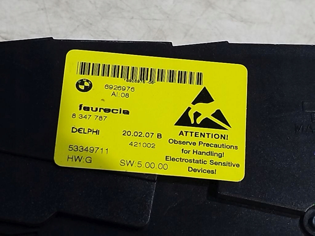 BMW X5 E70 panel manipulator Bedienteil Schalter SITZ rechts EU