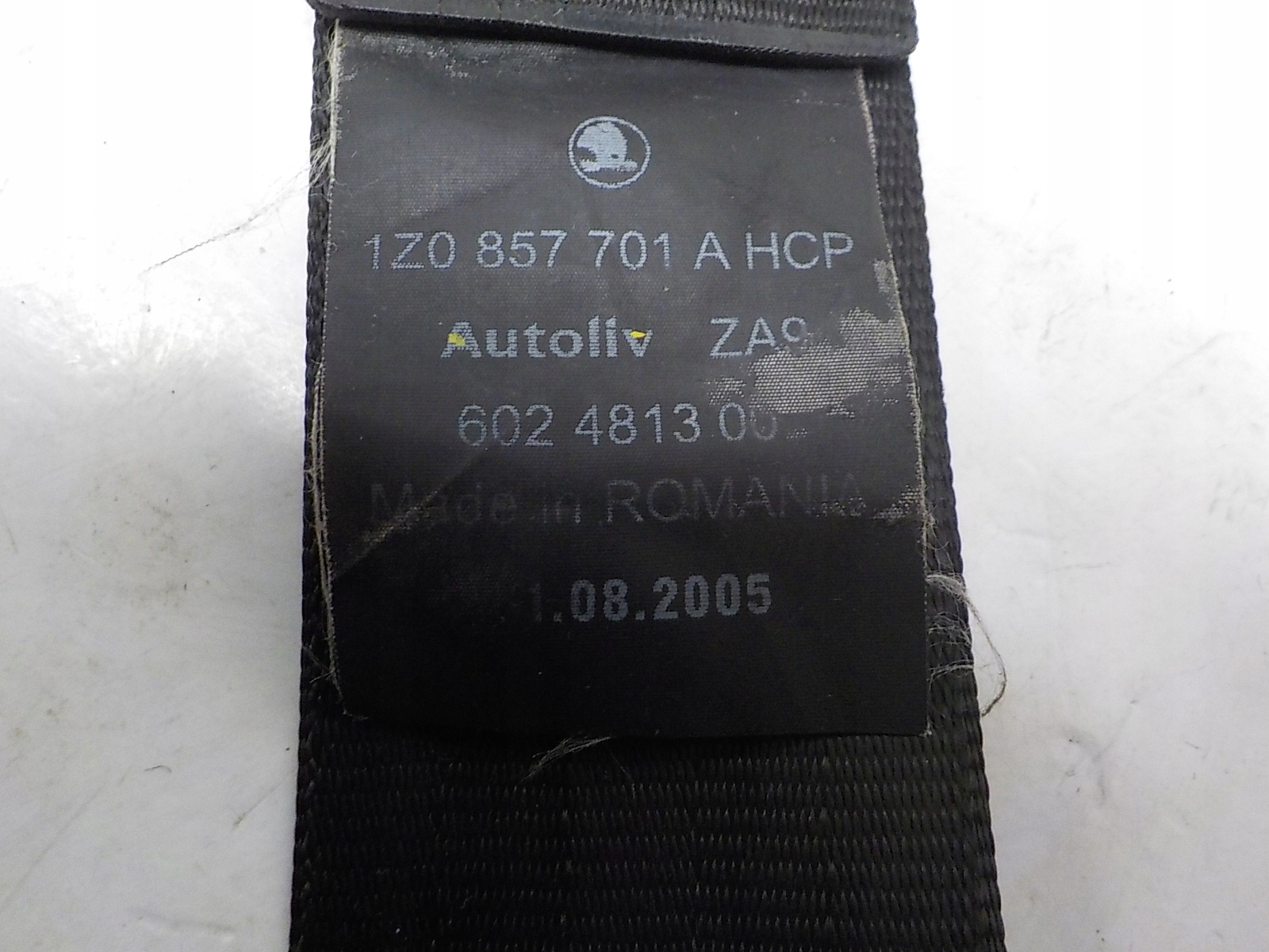 SKODA OCTAVIA II Gurten Sicherheits Spanner links vorne 1Z0857701A