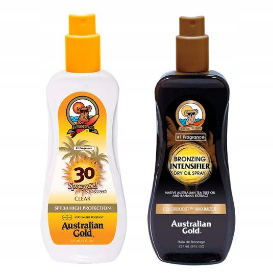 Ochranný gel ve spreji Australian Gold Spf 30 237 ml suchý bronzer ve spreji 237 ml
