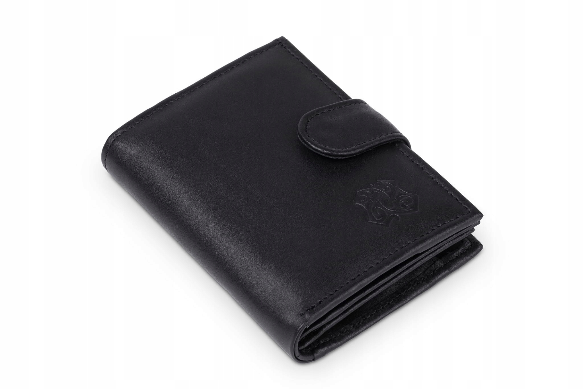 

Portfel Męski Skórzany Kaletnik Janczar Czarny Mat