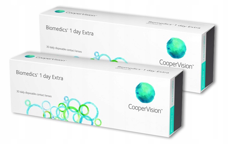 

Soczewki jednodniowe Biomedics 1 day Extra 2x30 sz
