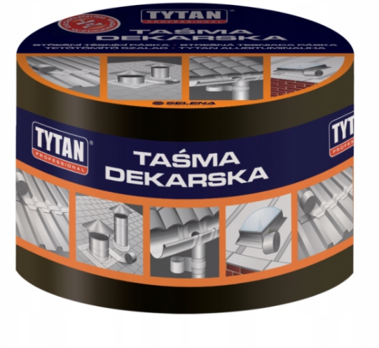 

Taśma Dekarska Tytan 15CMX10M Antracyt Antracytowa