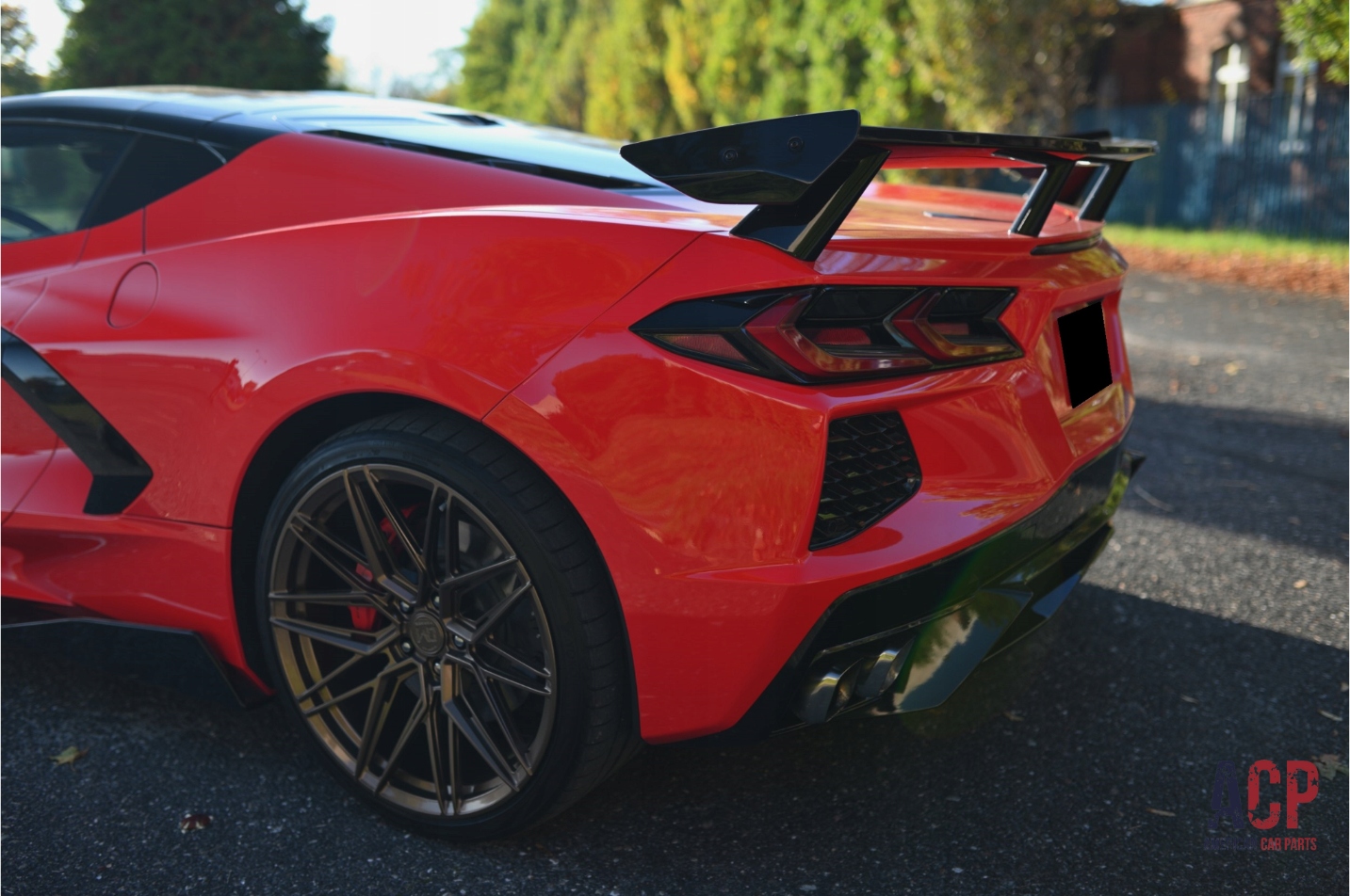 CORVETTE C8 spoiler tylnej klapy czarny połysk 2020- EAN (GTIN) 5903715700553