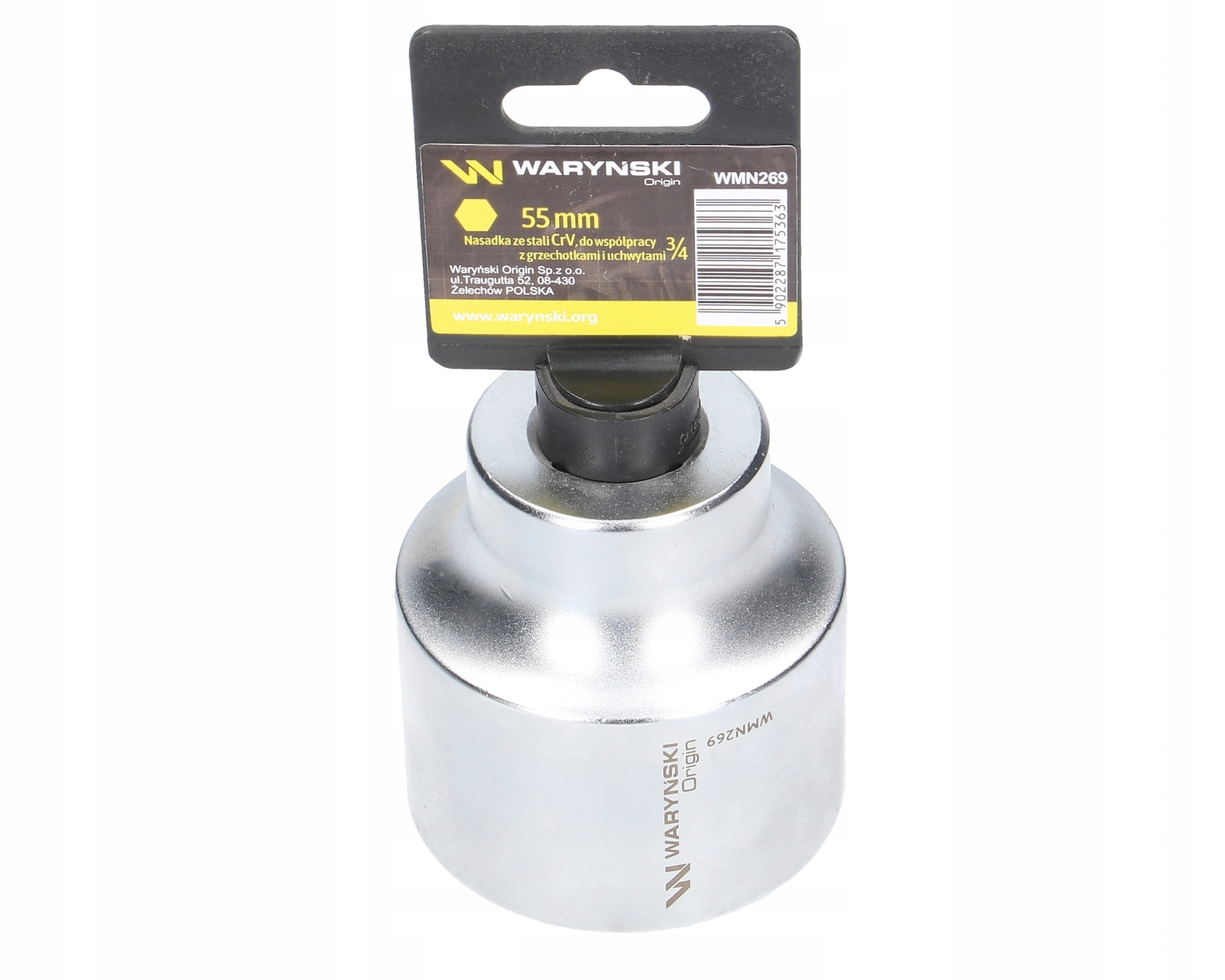 Šestihranný nástavec s klíčem 3/4'' 55 mm Waryński