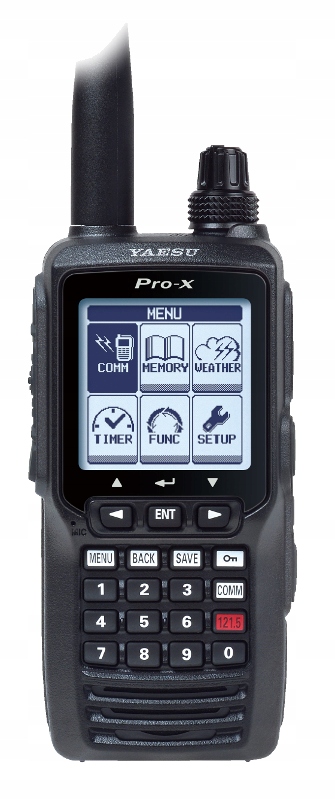 Yaesu FTA-550L Pro-x radiotelefon lotniczy ręczny 5W, Ils, Vor, IPX5