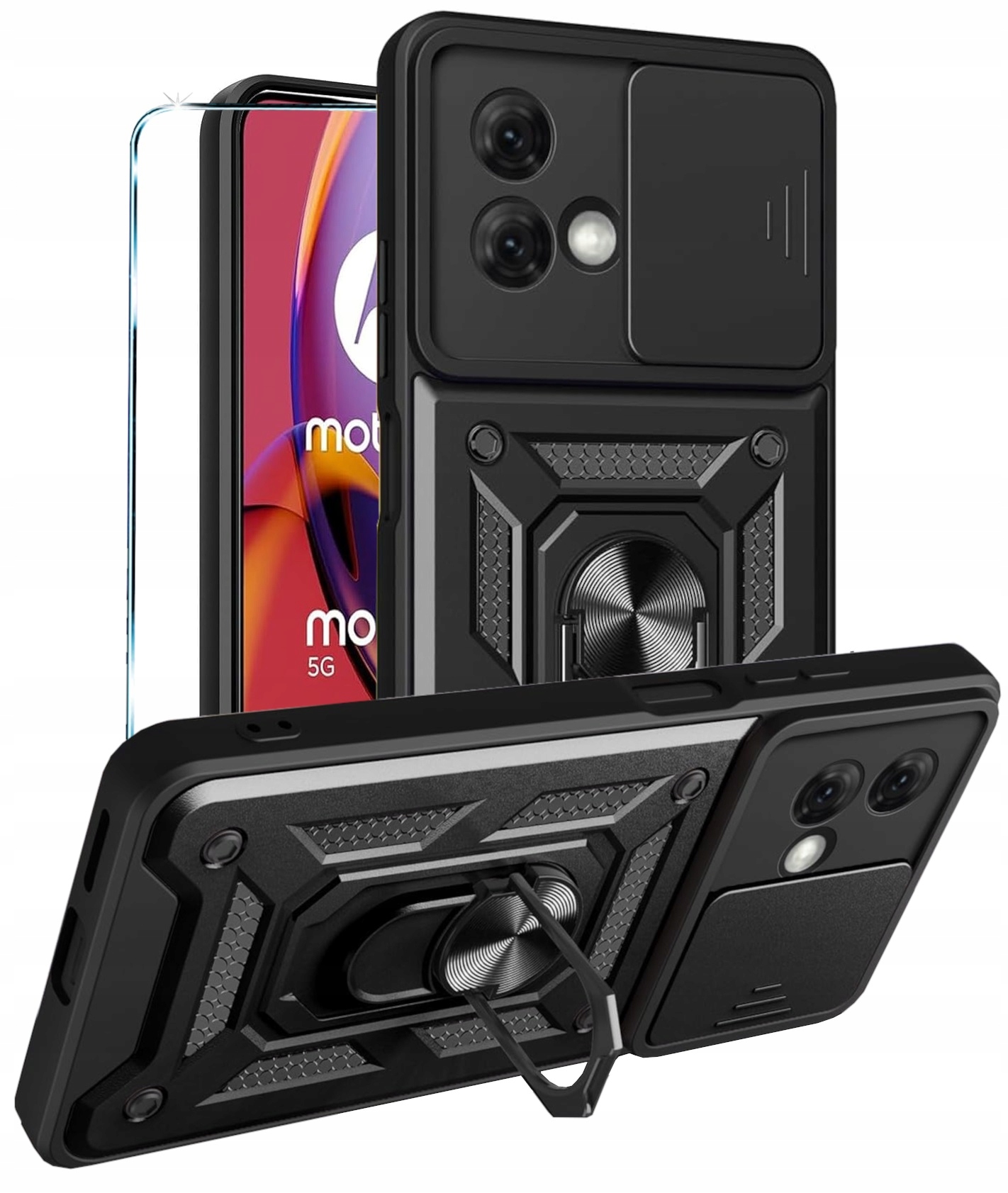 Pancerne Etui Slide Push Ring Case Do Motorola Moto G G Szk O Hartowane Sklep Opinie