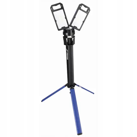 Dedra Led lampa skladacia, 5000lm, 2 svetelné hlavy, dve farby svetla, stoja