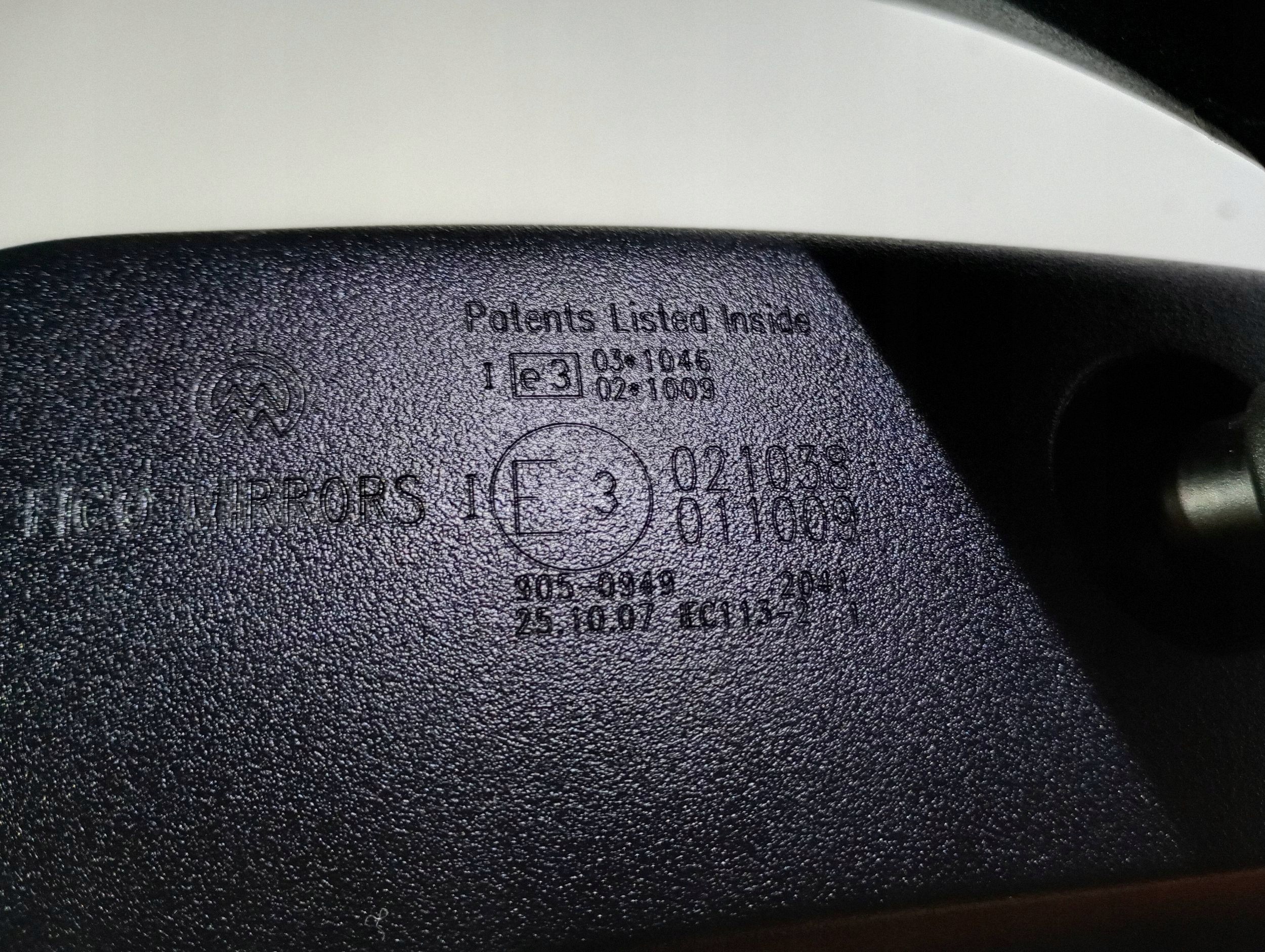 rear-view mirror inner cover mirrors Maserati GranTurismo 2008