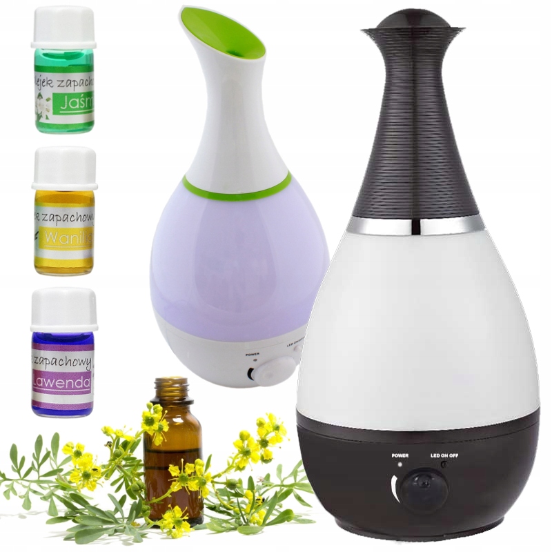

Nawilżacz Powietrza Aromaterapia Lampka + 3 Olejki