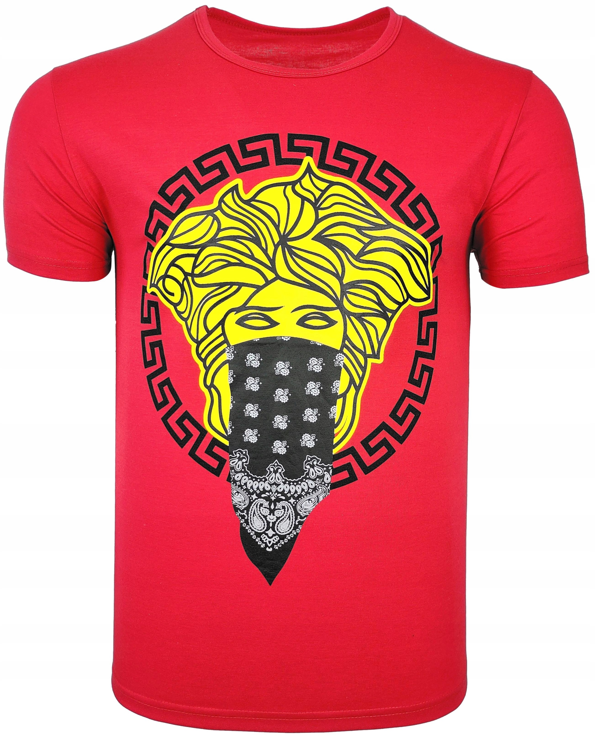 

Koszulka męska t-shirt czerwony Logo T1263 r. L