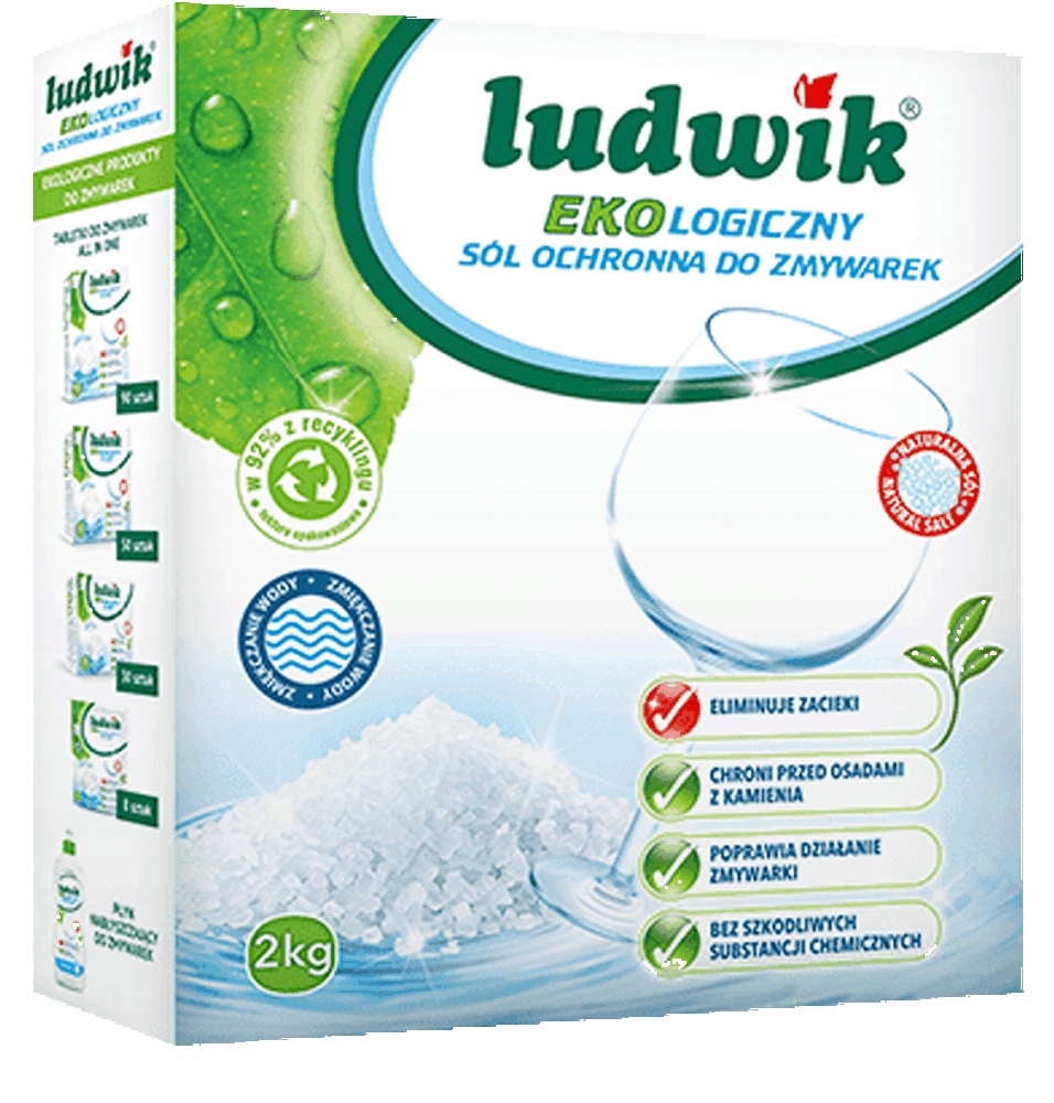 

Ludwik Ekologiczny Sól ochronna do zmywarek 2 kg