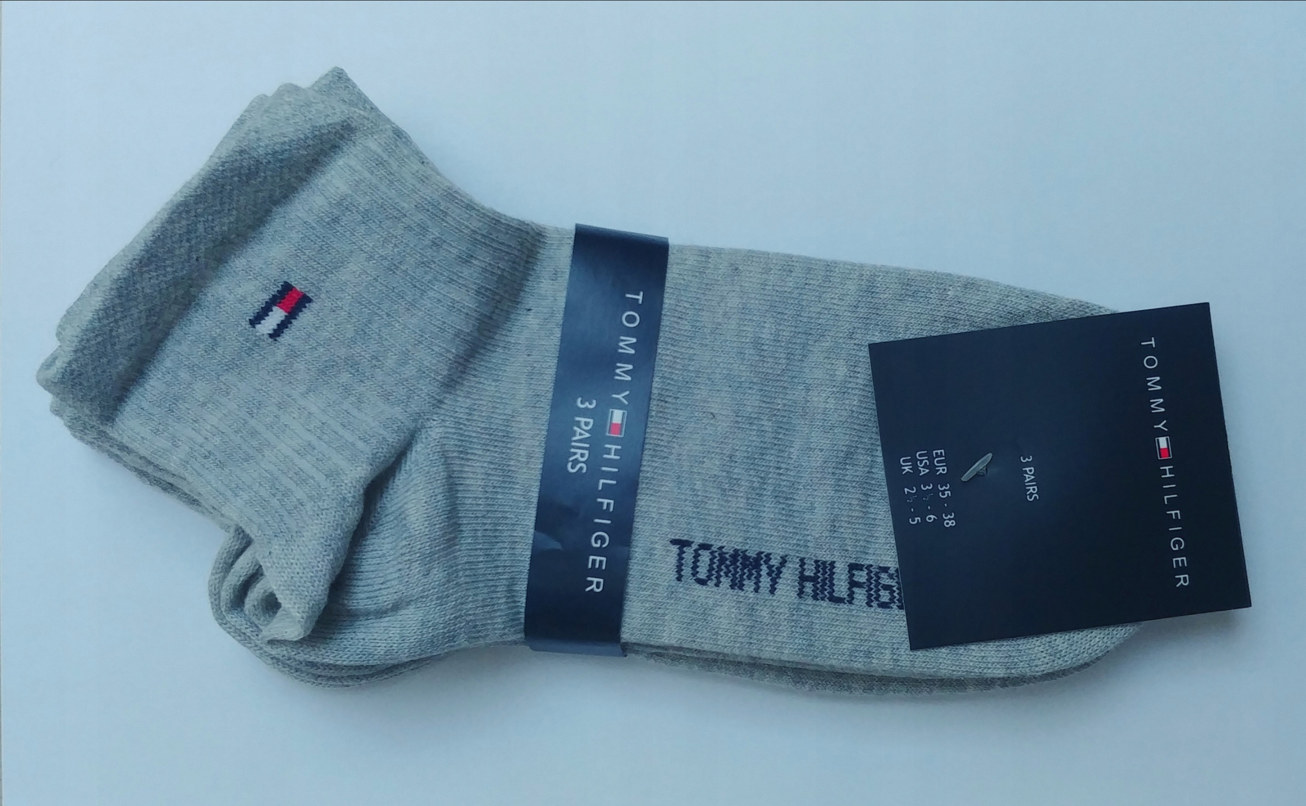 

Skarpetki Tommy Hilfiger 3pak stopki 35 - 38 K2829