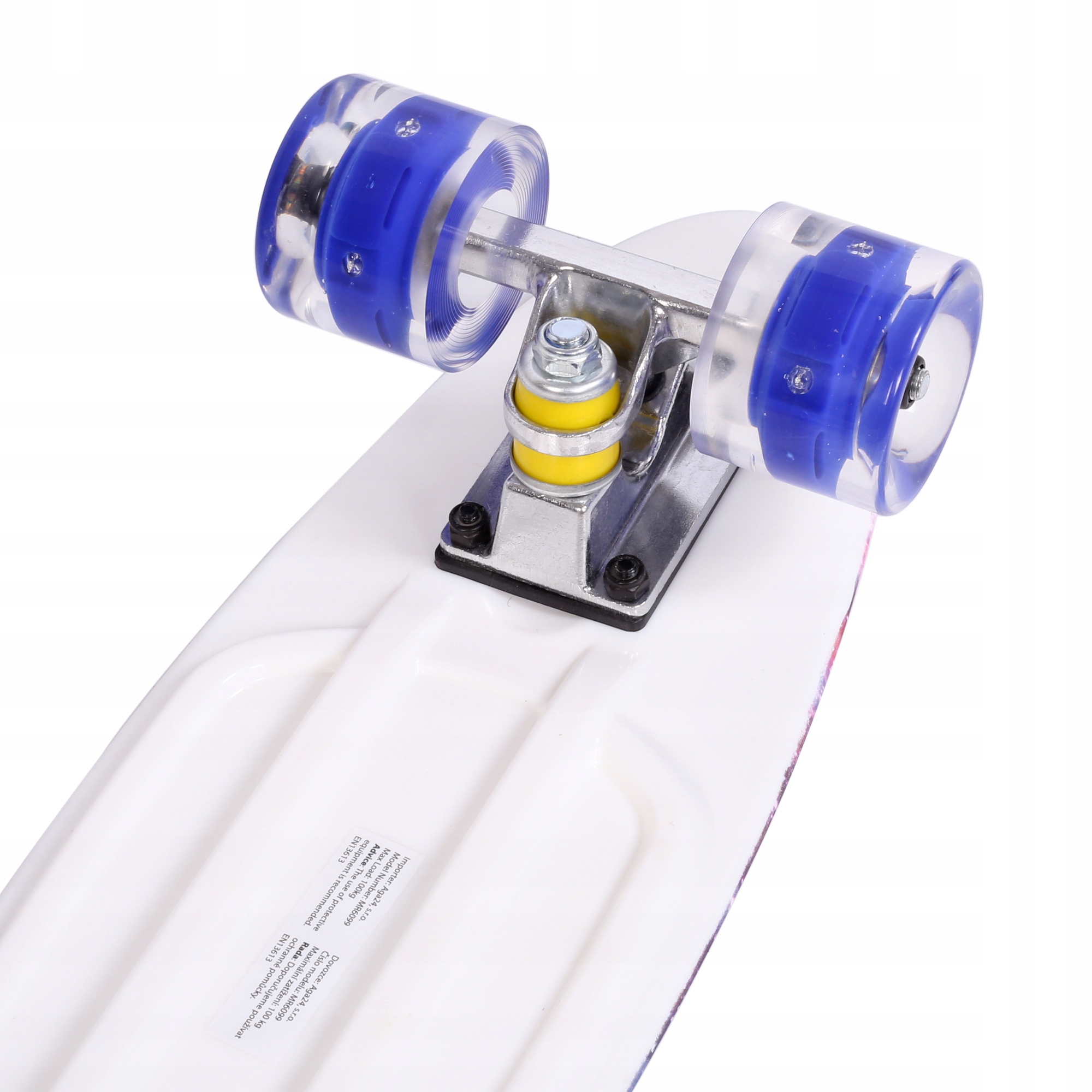Deskorolka typu fiszka Pennyboard LED koła Model MR6099