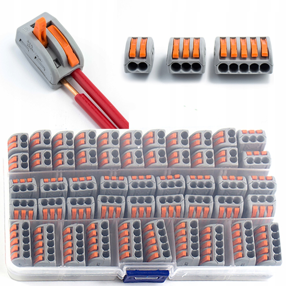 

Szybkozłączek Zestaw drut/linka 50 Element złączek