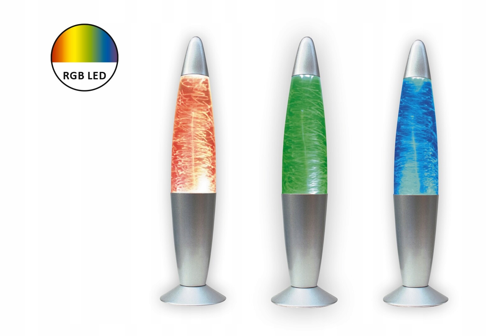 Lampa Lawa Lampa Lava Tornado Twister 33 cm Rgb Le