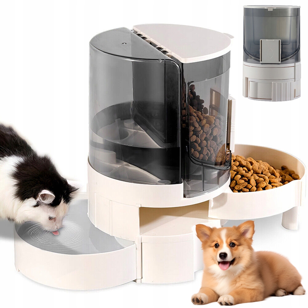 Výdejník Vody Pro Kočky a psy 2 v 1, Dávkovač 2,3 l