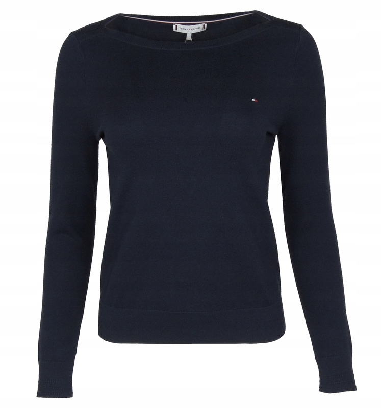 Tommy Hilfiger dámský svetr, bavlněný, tmavě modrý, S
