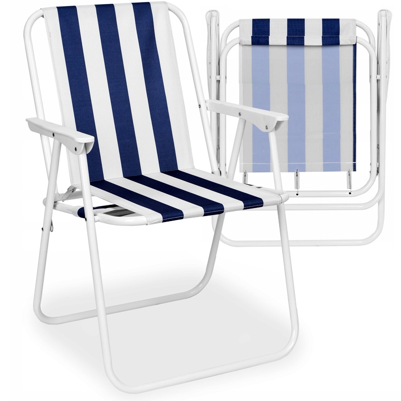 KRZESŁO TURYSTYCZNE OGRODOWE PLAŻOWE WĘDKARSKIE SKŁADANE FOTEL LEŻAK