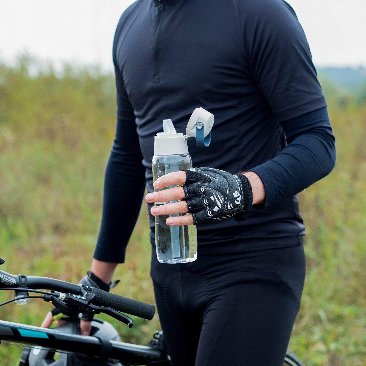 Butelka Dafi Solid 0,5l szara + 4x Filtr do butelki Dafi Soft i Solid Pojemność całkowita 0.5 l