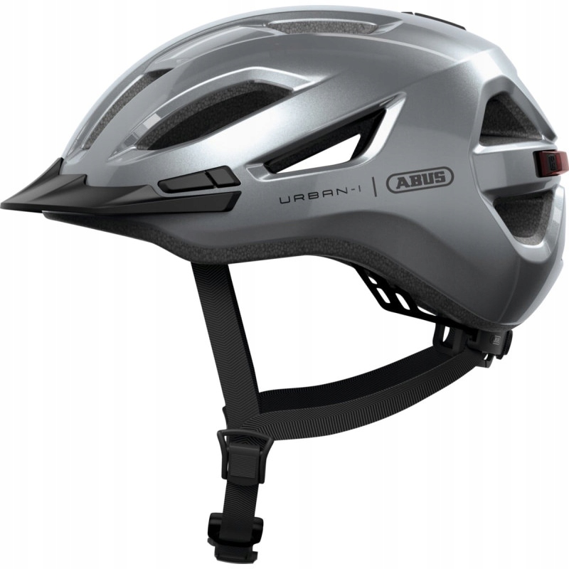 Abus Přilba Urban-I 4.0 městské na kolo graphite silver M (54-58 cm)