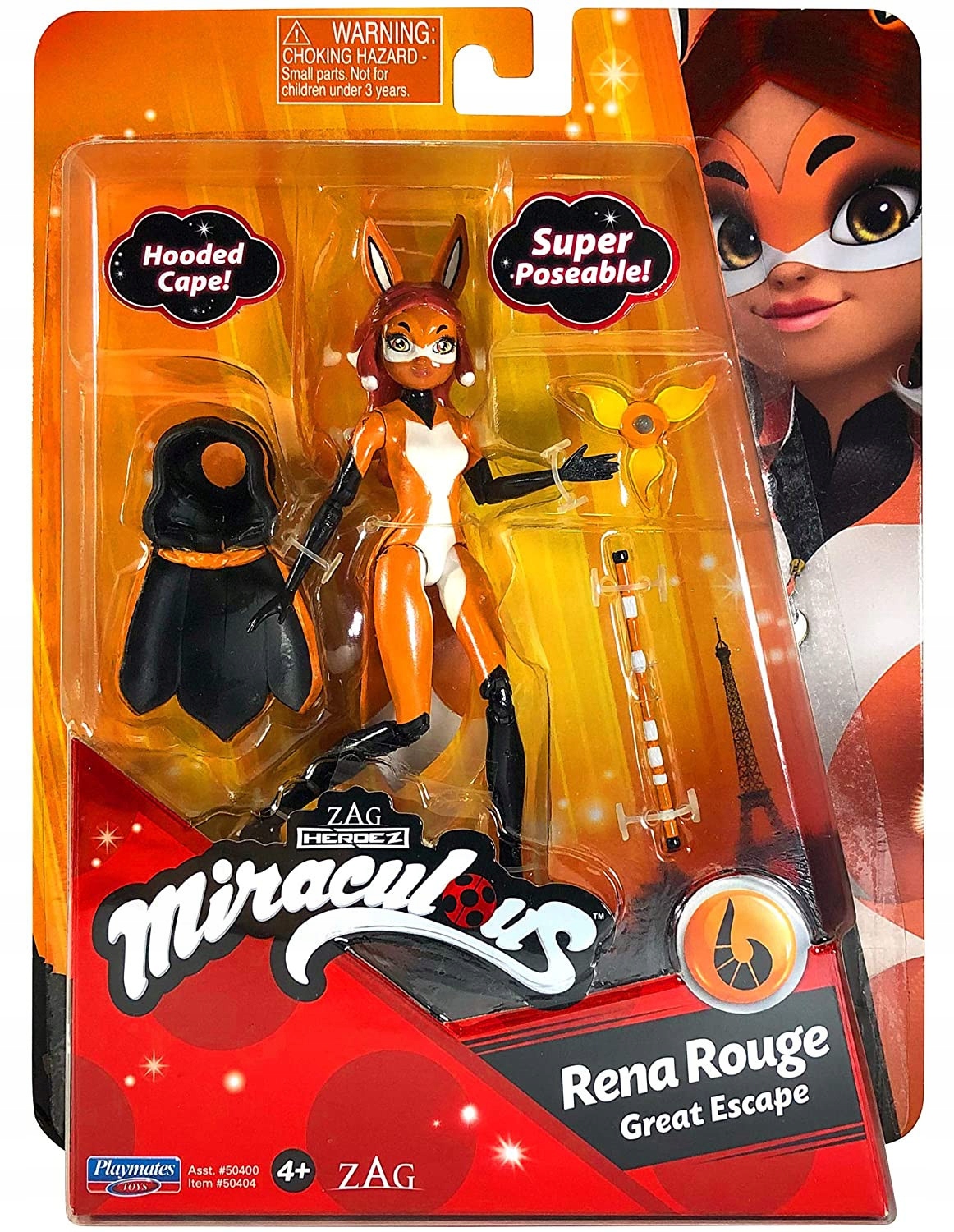 

Miraculous figurka Ruda Kitka Rena Rouge akcesoria
