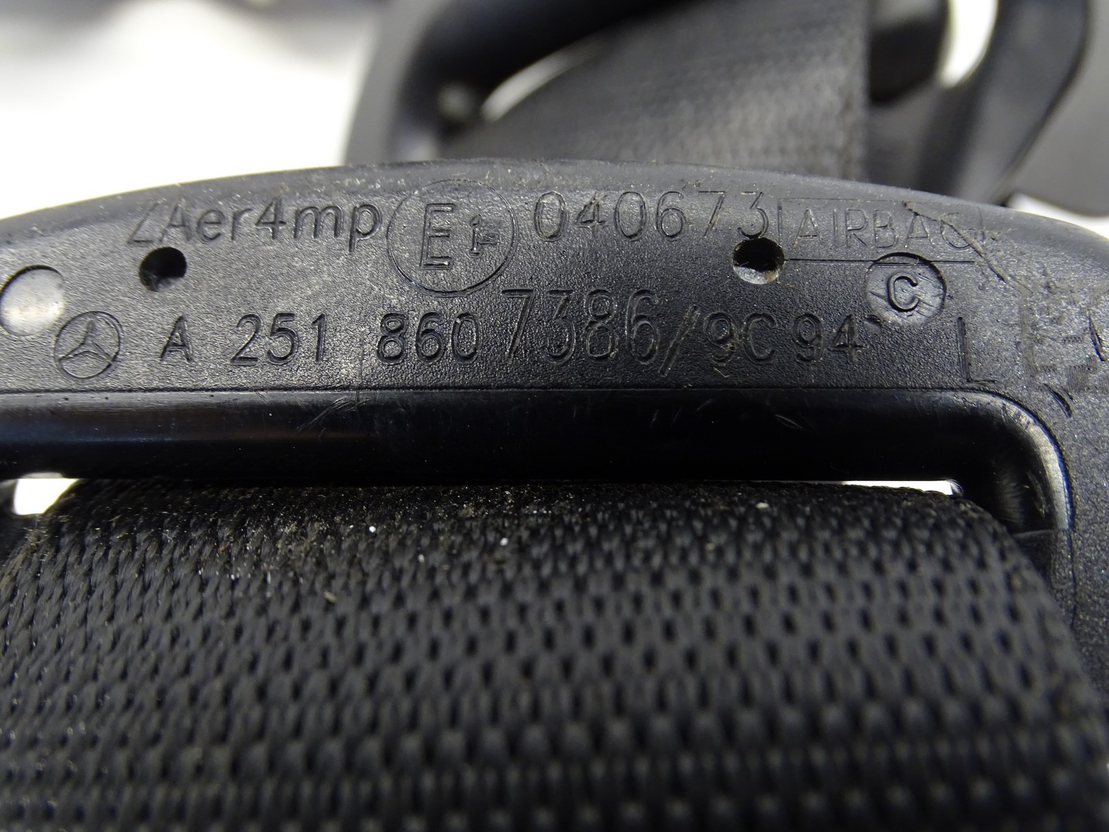 tension belt safety right front front MERCEDES A2518607386