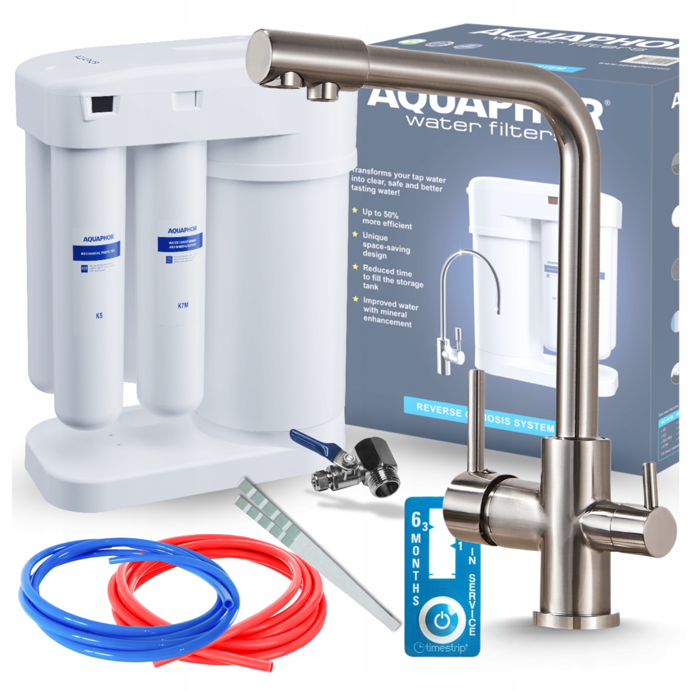 Kuchynský Kohútik Šedý Vodný Filter Aquaphor Morion S Obrátenou Osmozou