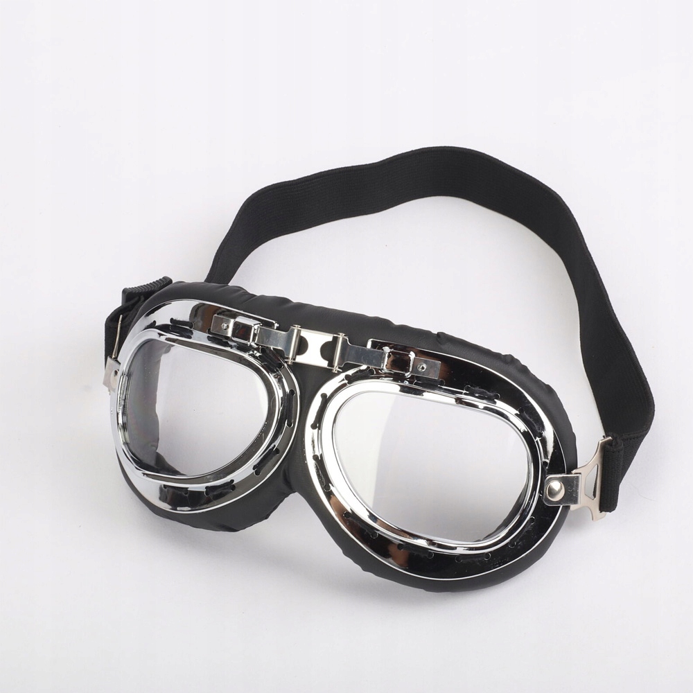 KASK MOTOCYKLOWY HEŁM ORZESZEK SKÓRZANY PÓŁOTWARTY + GOGLE ZDEJMOWANY Model Kask motocyklowy