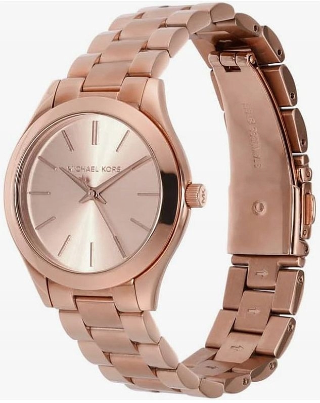 Módní Dámské Hodinky Michael Kors Mini Runway MK3513 Růžovo-zlaté 34 mm