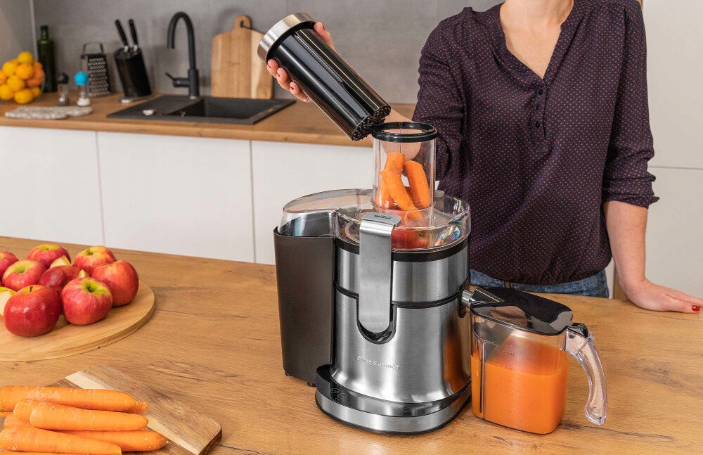 Sokowirówka GÖTZE & JENSEN JM701X Inox Pojemność zbiornika na miąższ 2 l