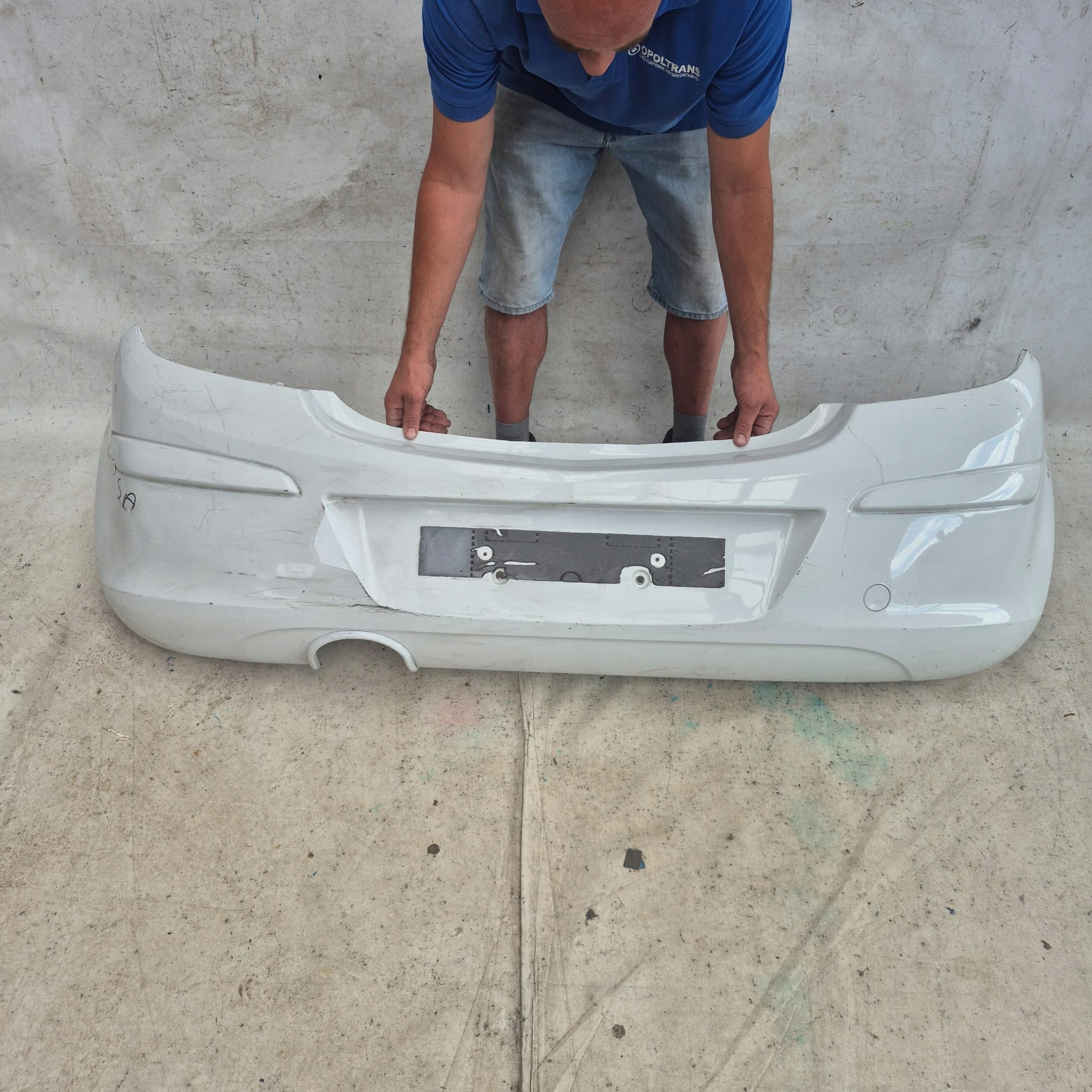 OPEL CORSA D 3D 3 SPORT 06-14 bumper rear part rear