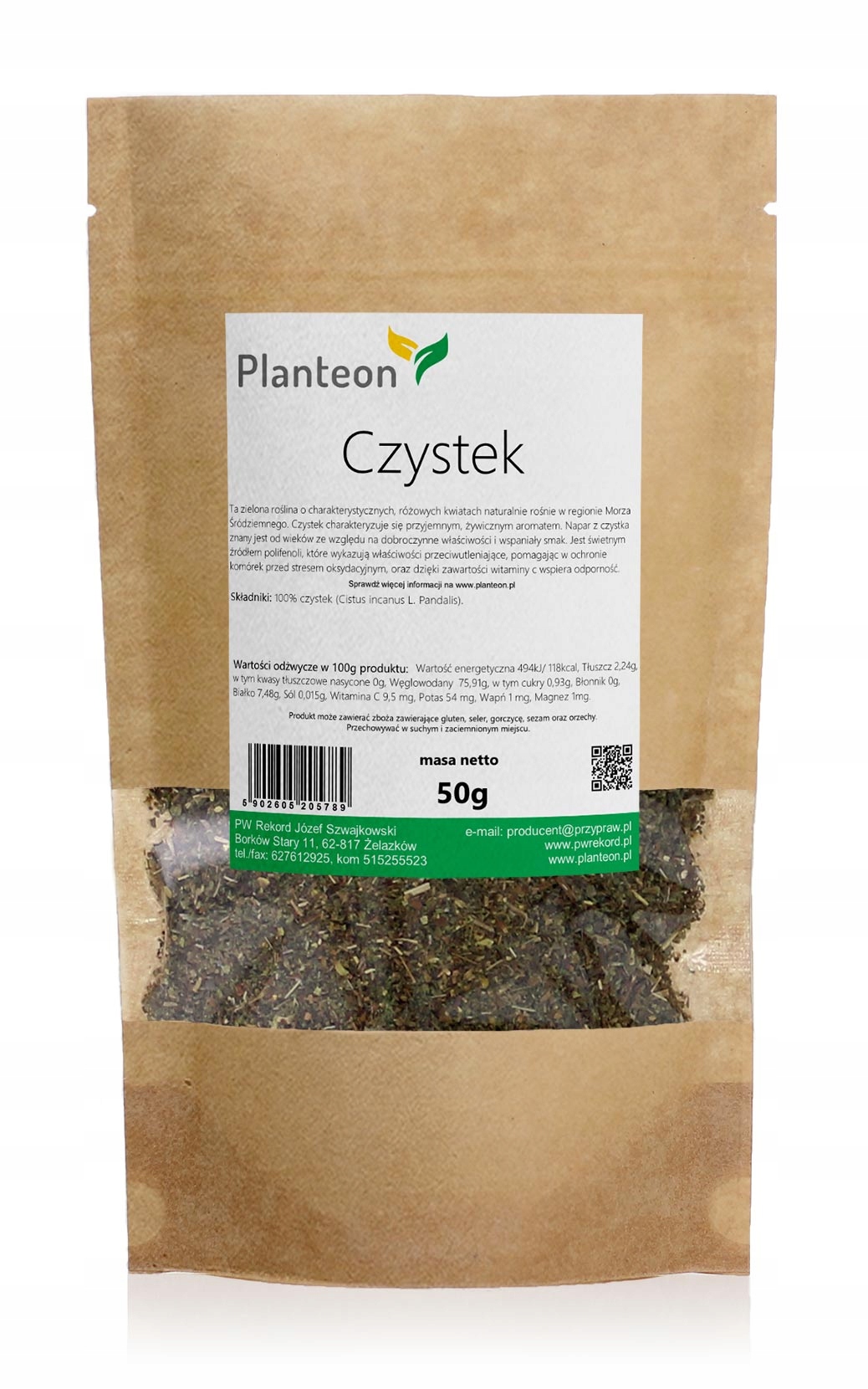 

Czystek na napar herbatka herbata 50g