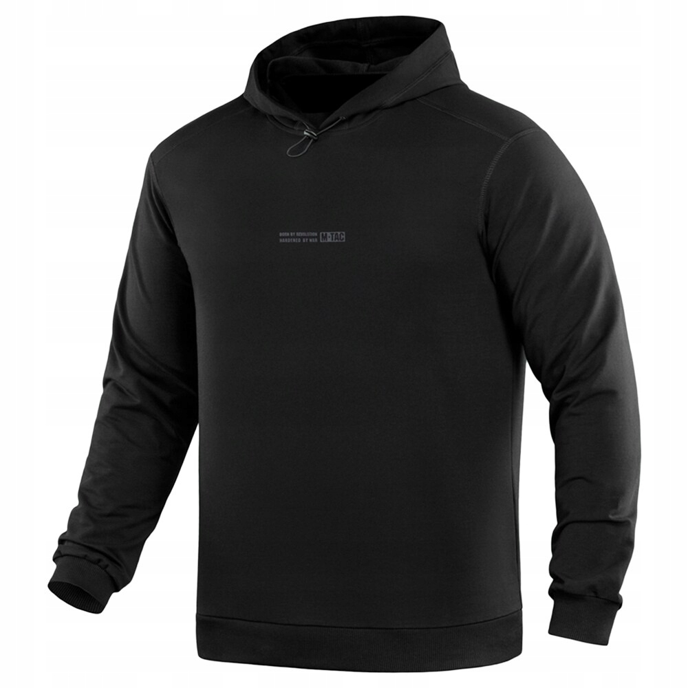 Mikina s kapucí M-Tac Hoodie Born By Revolution Černá S1