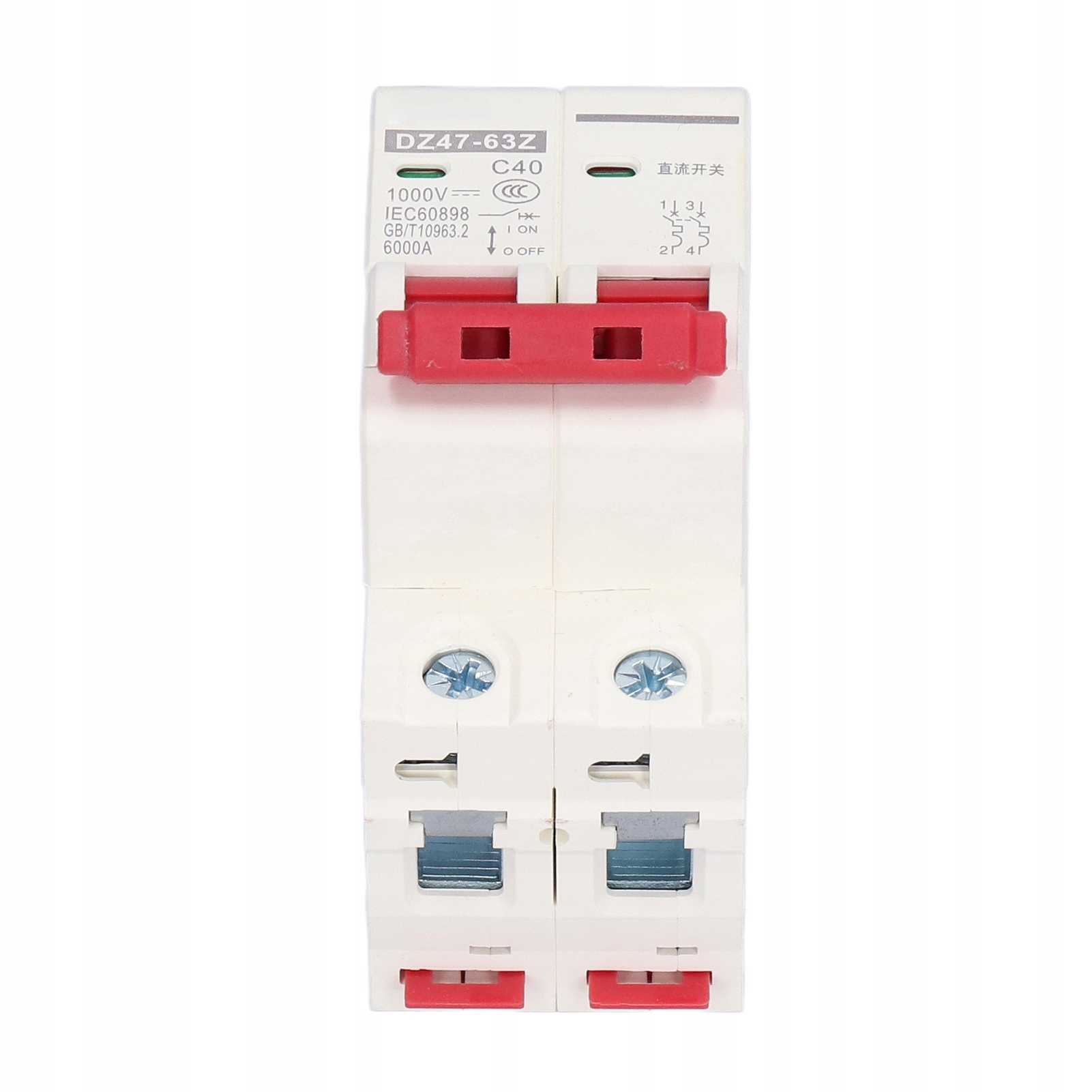 WYŁĄCZNIK NADPRĄDOWY FOTOWOLTAIKA 1000V DC 40A DIN 35mm Kod producenta 1013210337511