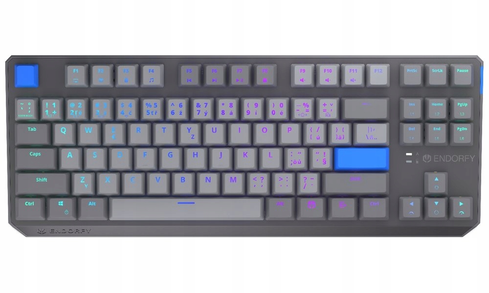 Endorfy mechanická klávesnice Thock V2 Tkl bezdrátová Argb yellow sw