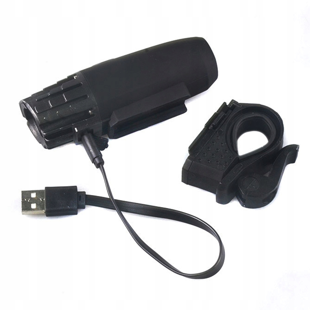 LAMPKA ROWEROWA LED PRZEDNIA NA ROWER USB 4 TRYBY ŁADOWANIE USB UCHWYT Rodzaj przednie