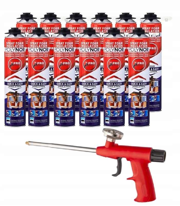 Polynor Pro izolace, stříkací pěna, pěna pur, Zateplení Garáže Dárek