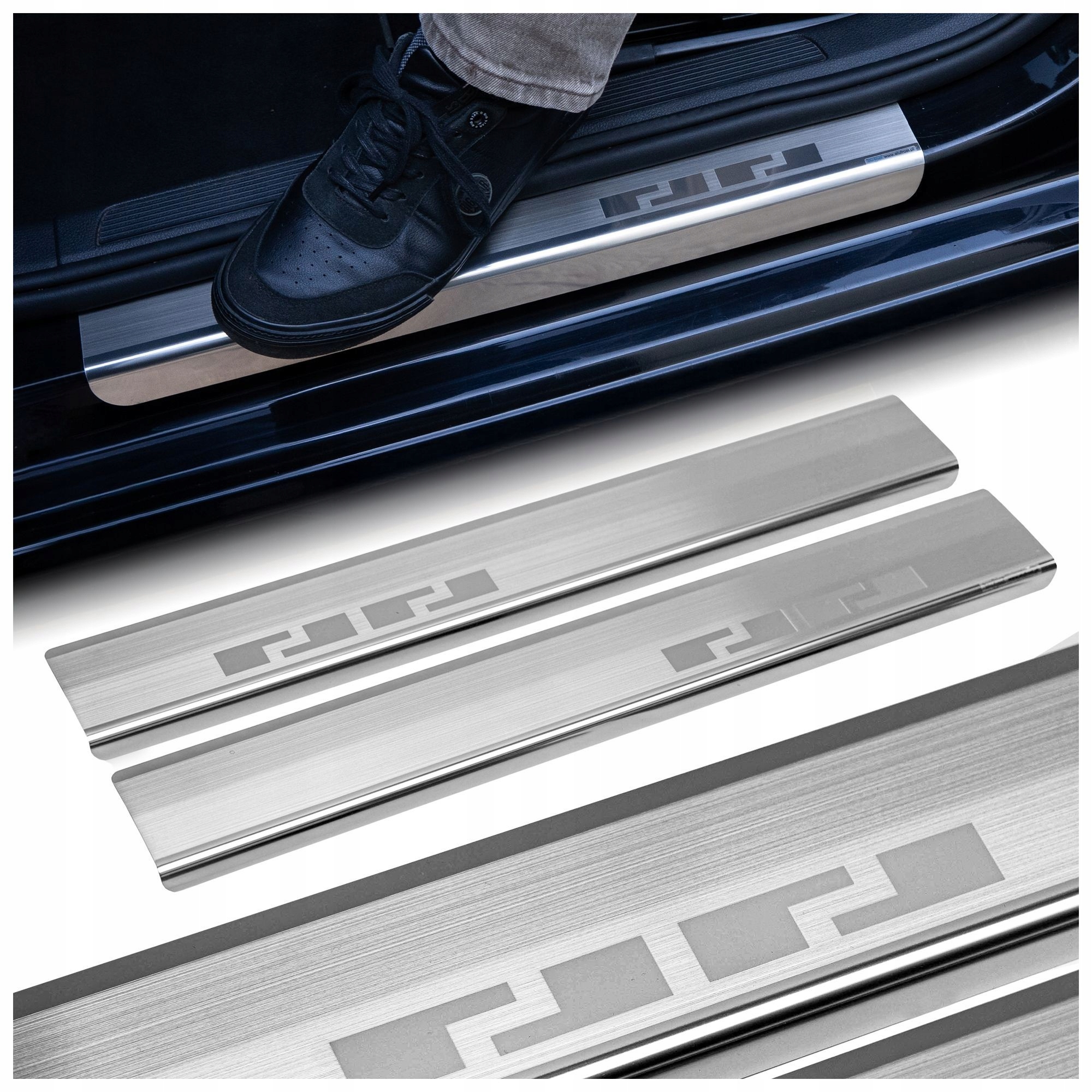 Ochranné krytky předních prahů pro Alfa Romeo Mito 2008-2018 Hb