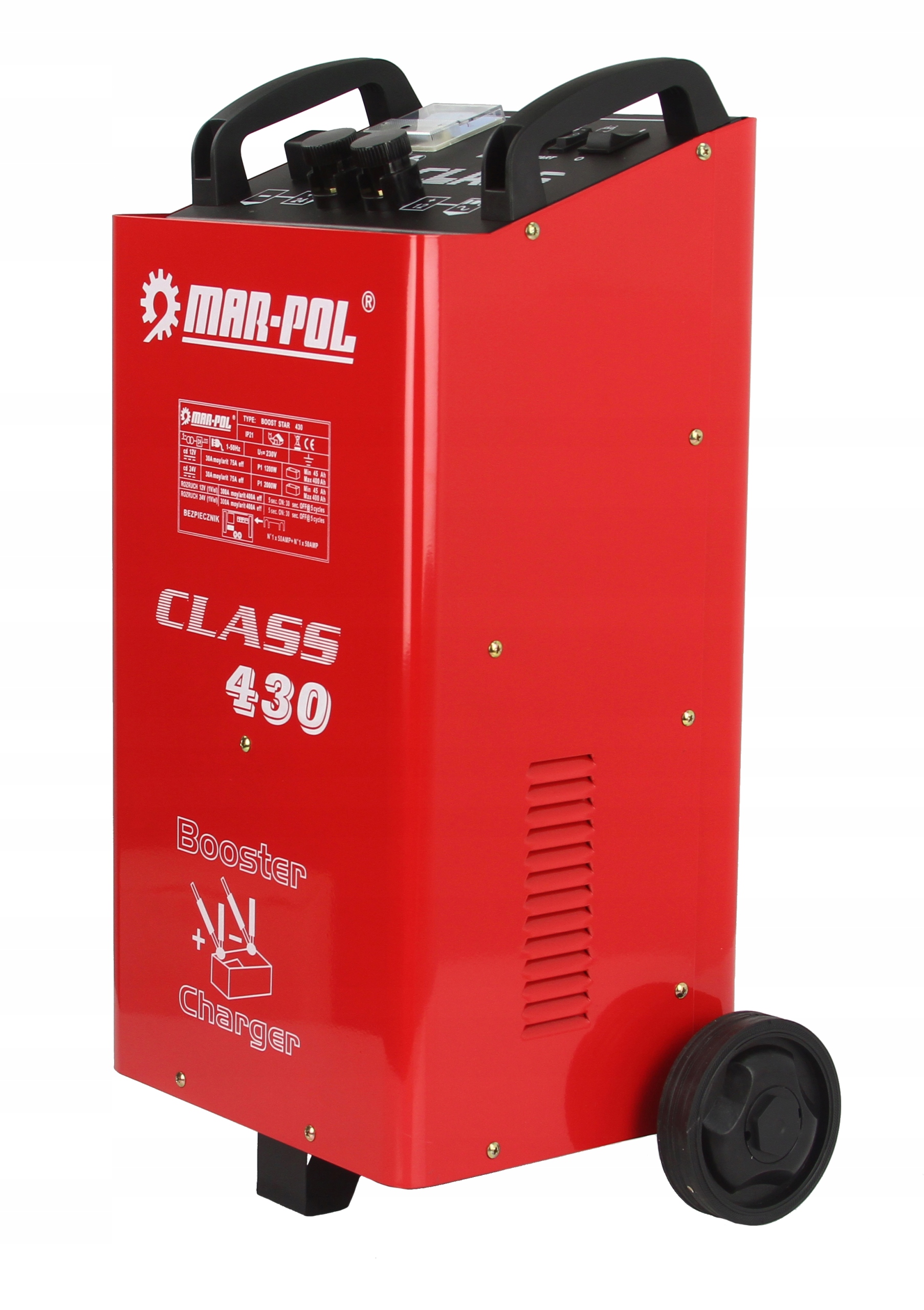 PROSTOWNIK Z ROZRUCHEM 12V 24V LCD CLASS 430 Mark Mar Pol