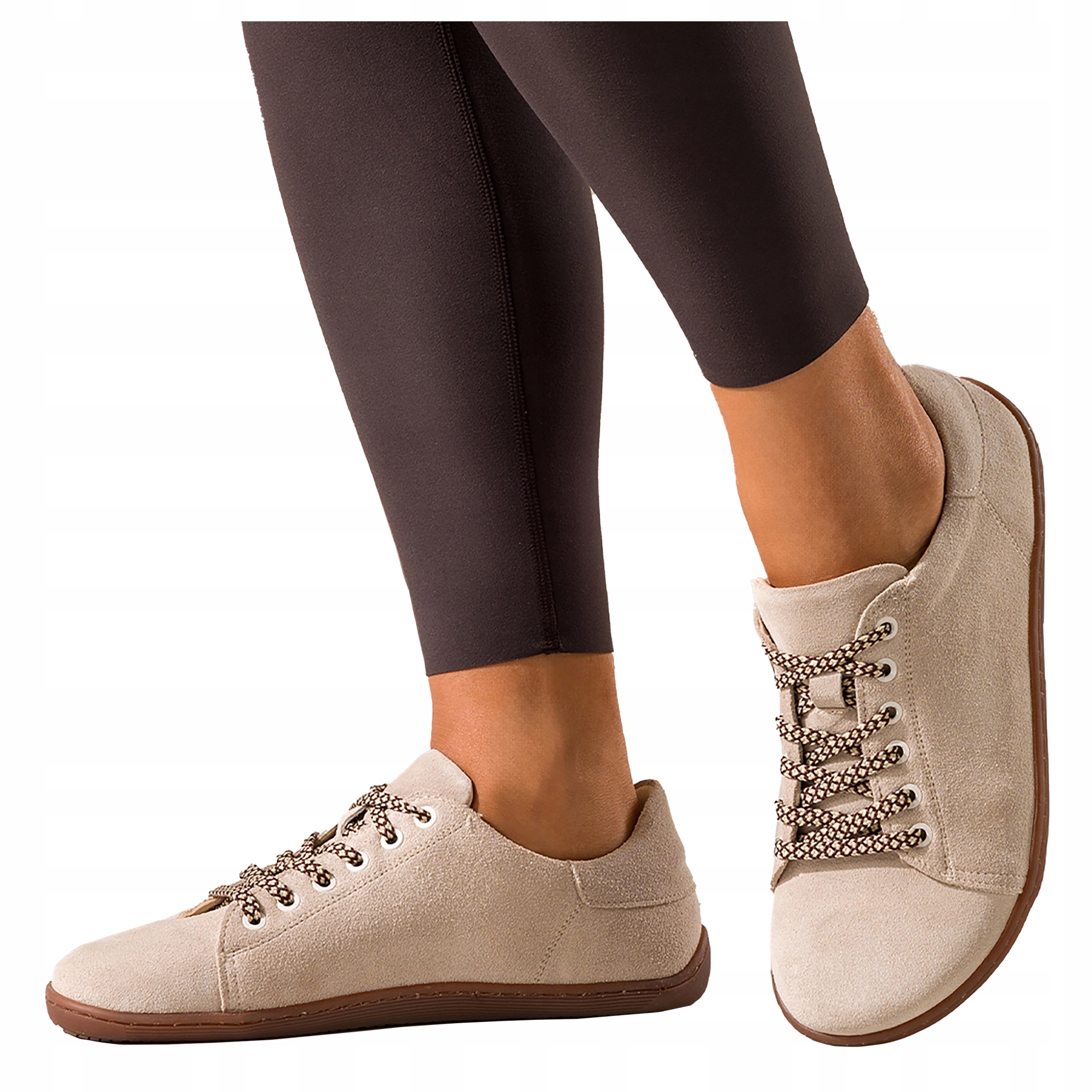 Polobotky Barefoot Dámské Kožené Elastická podrážka Polský Výrobek vel 41