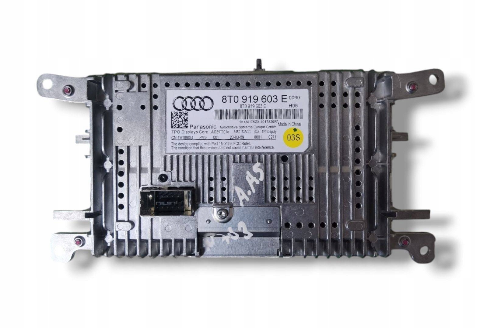 display multimedia Audi A5 8T 2009 8T0919603E