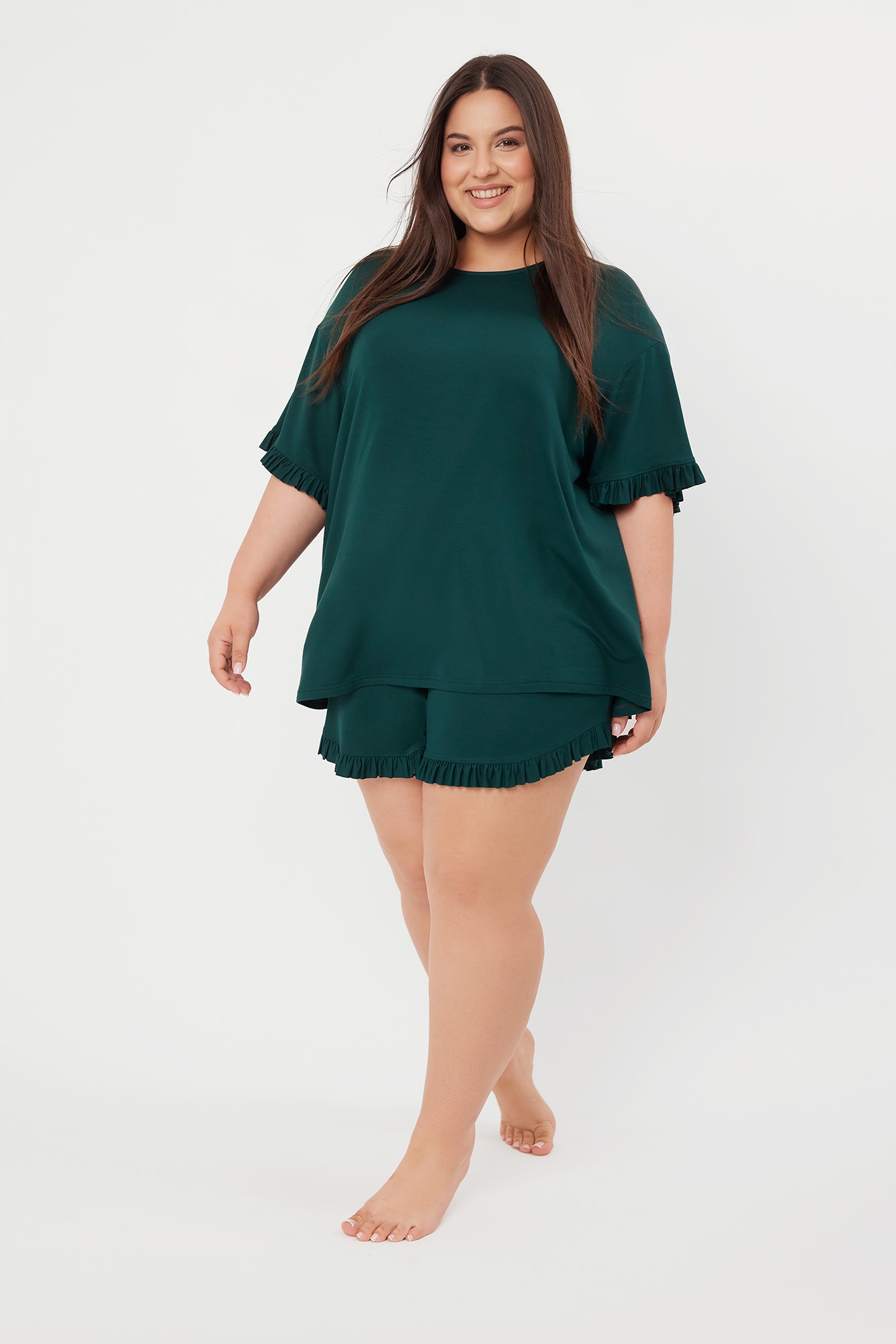 Dámské pyžamo Style XL, lahvově Zeleň jako Dárek Pro Ni Italian Fashion