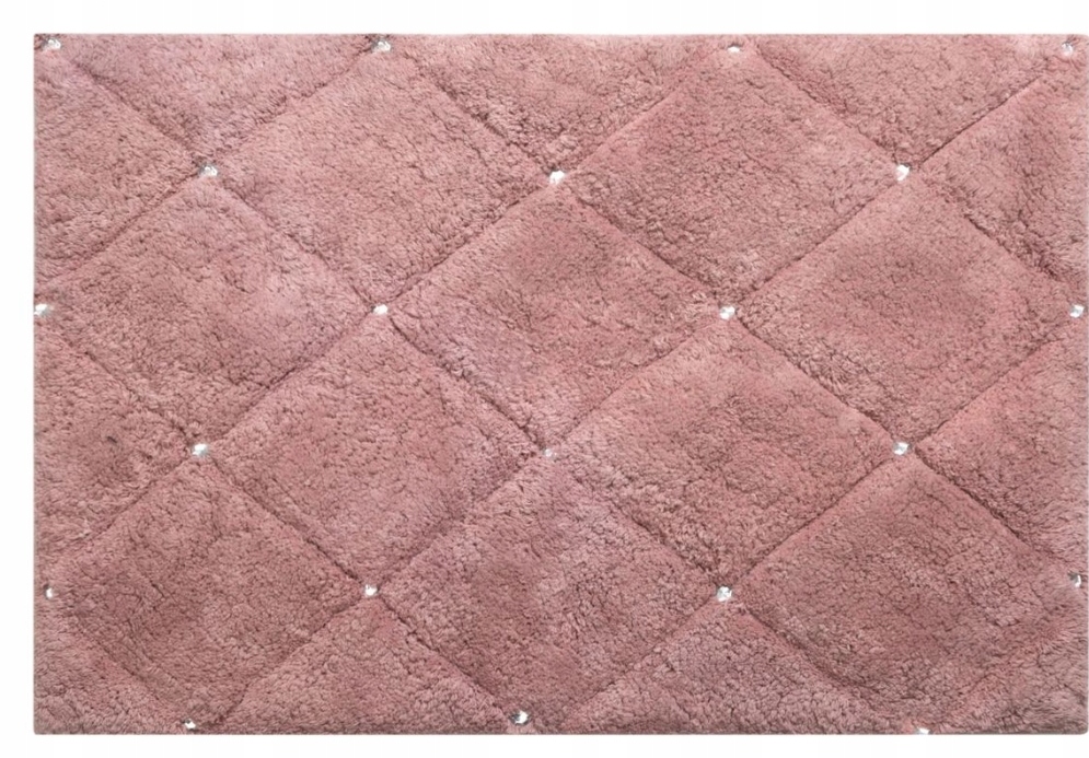 

Dywanik kryształki 60x90 ciemny róż glamour chic 2