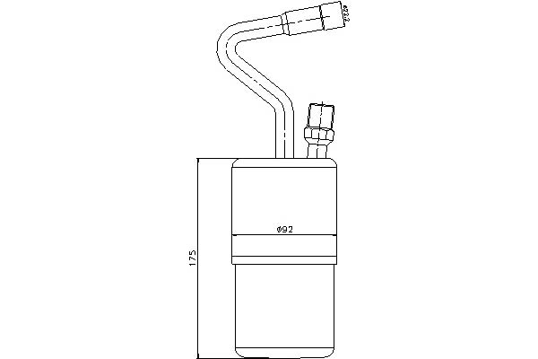 95135 - NISSENS КОНДИЦІОНЕР ОСУШУВАЧ + ХАЛЯВА