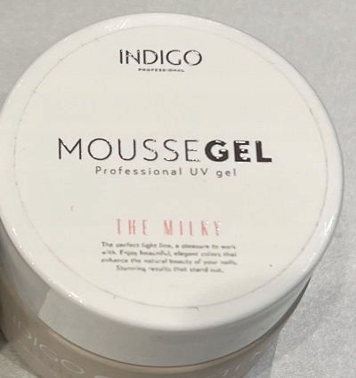 Indigo Moussegel mousse gel The Milky żel budujący Mus mleczny biały