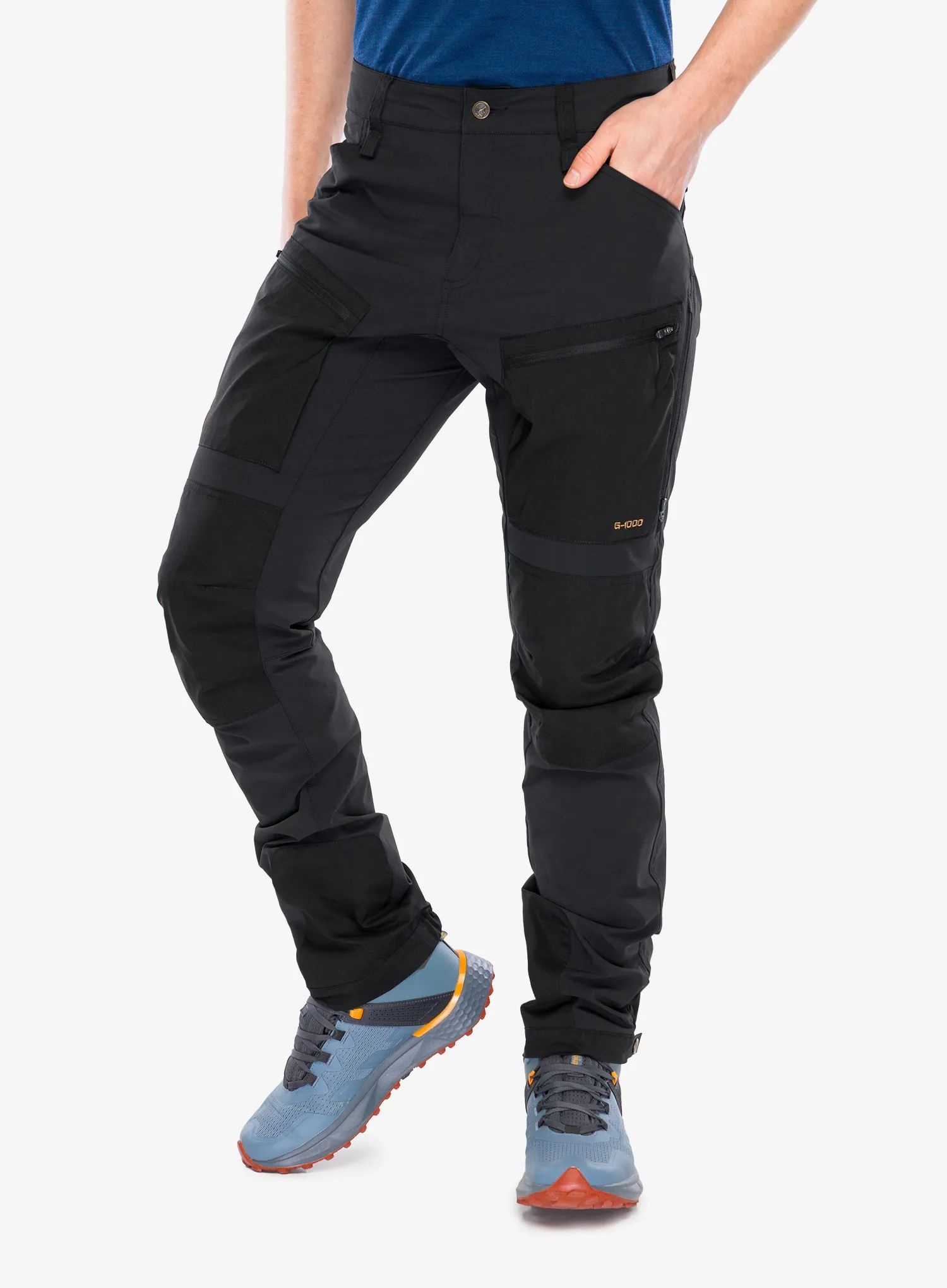 Kalhoty Fjallraven Keb Agile Trousers black/black 50 (L)