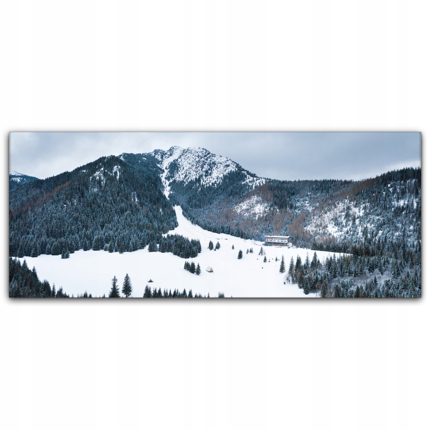 

Obraz na płótnie do salonu 125x50 Góry Zima Śnieg