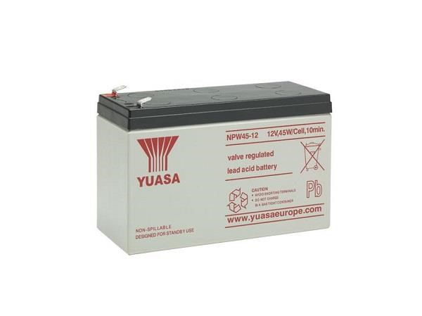 Baterie Yuasa NPW45-12 (12V/ 9Ah Faston f2 250), životnost 5let 13620